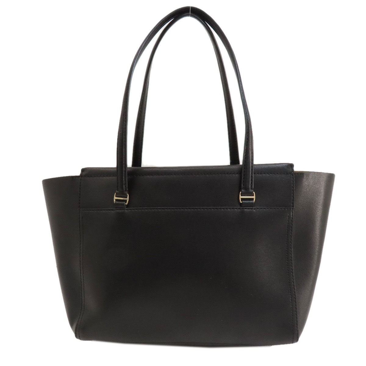 Tory Burch logo Tote Bag Leather Ladies [Used]