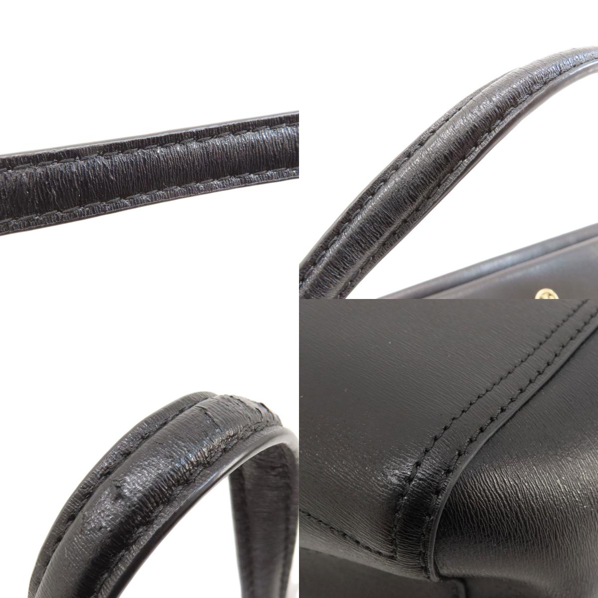 Tory Burch logo Tote Bag Leather Ladies [Used]