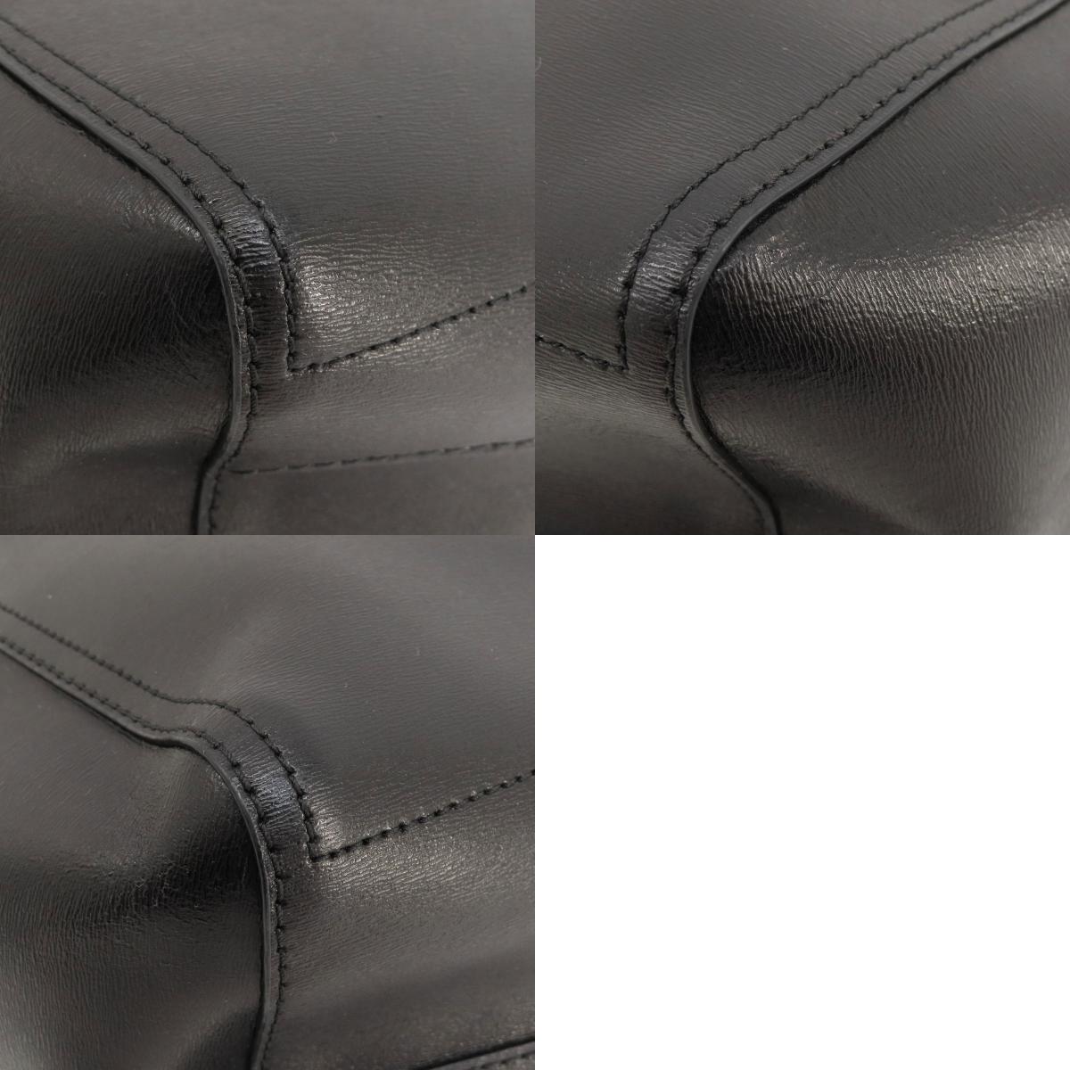 Tory Burch logo Tote Bag Leather Ladies [Used]