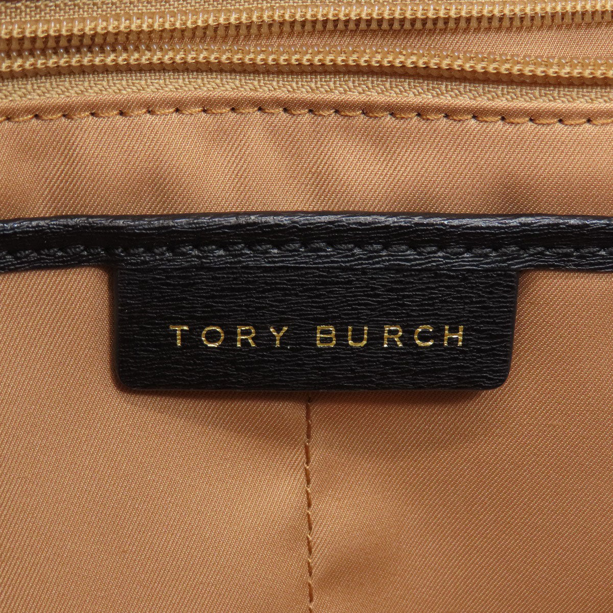 Tory Burch logo Tote Bag Leather Ladies [Used]