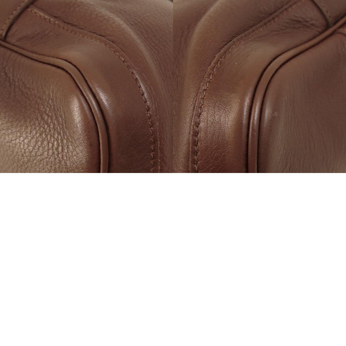 HERMES Garden Party TPM Brown Tote Bag Swift Ladies [Used]