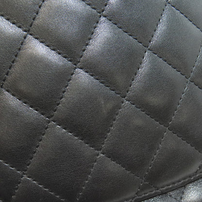 CHANEL CAMBON LINE SilverHardware Tote Bag Calf Ladies [Used]