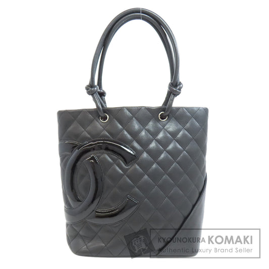CHANEL CAMBON LINE SilverHardware Tote Bag Calf Ladies [Used]