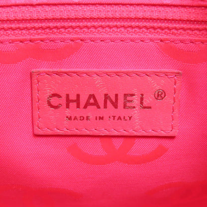 CHANEL CAMBON LINE SilverHardware Tote Bag Calf Ladies [Used]
