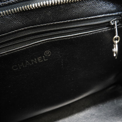 CHANEL   Tote Bag Medallion SilverHardware Caviar skin Ladies