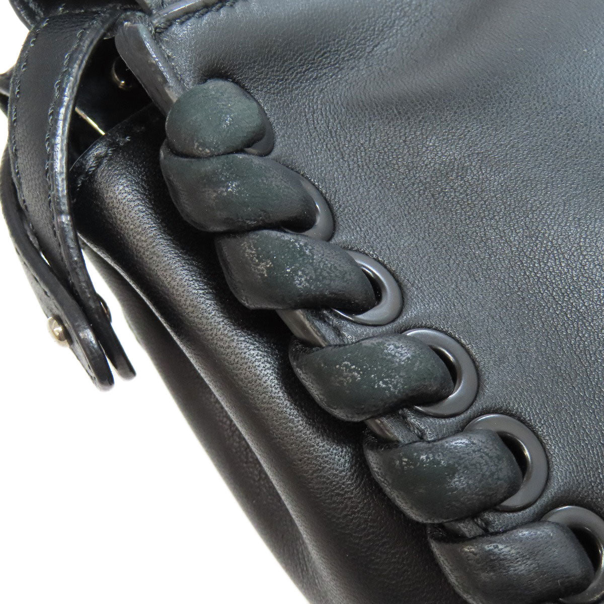 FENDI Peekaboo Mini 2WAY Handbag Leather Ladies [Used]