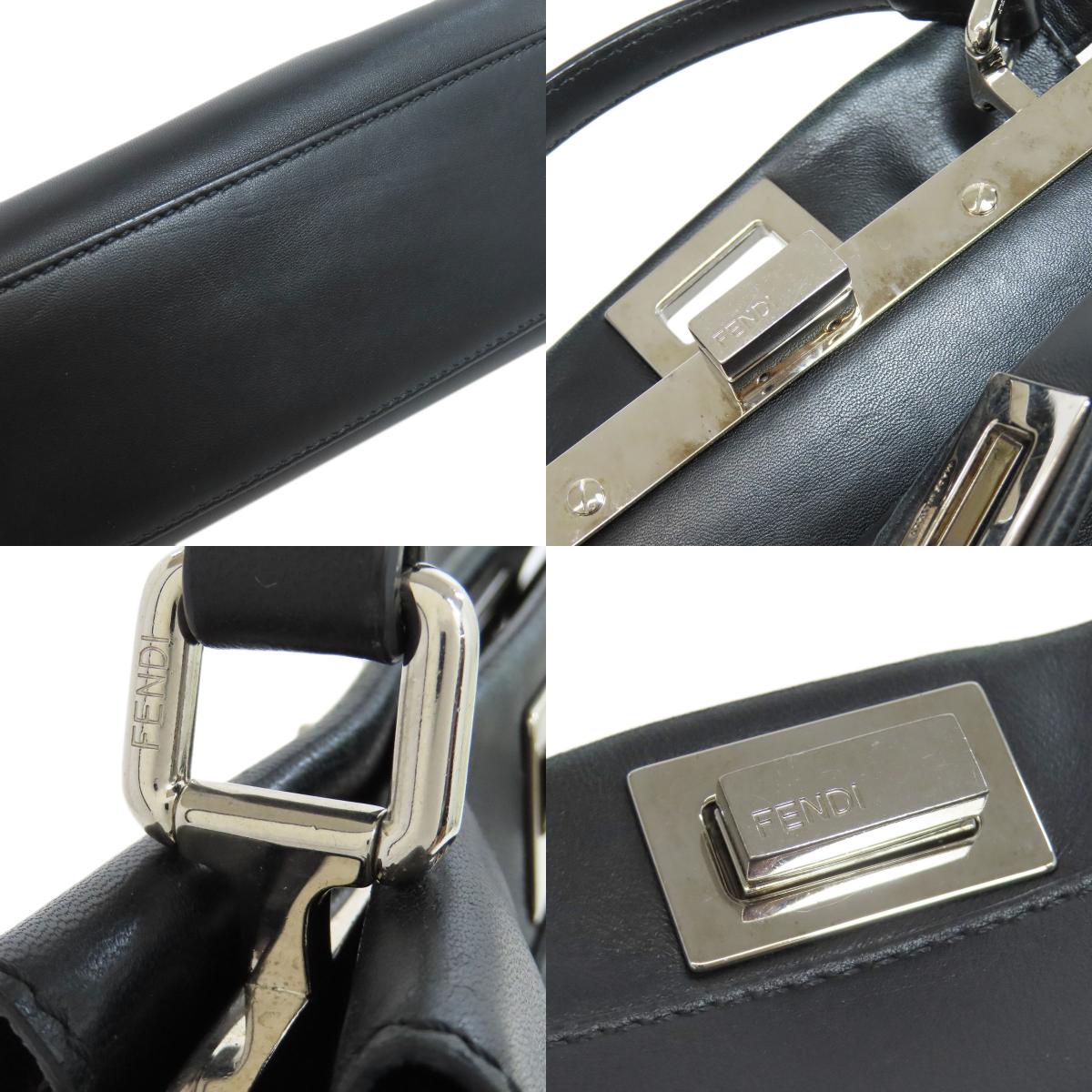 FENDI Peekaboo Mini 2WAY Handbag Leather Ladies [Used]