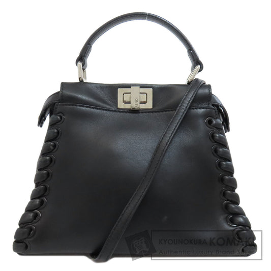 FENDI Peekaboo Mini 2WAY Handbag Leather Ladies [Used]