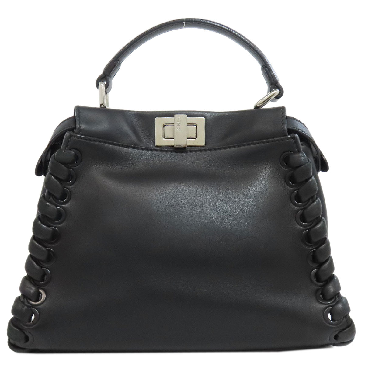 FENDI Peekaboo Mini 2WAY Handbag Leather Ladies [Used]