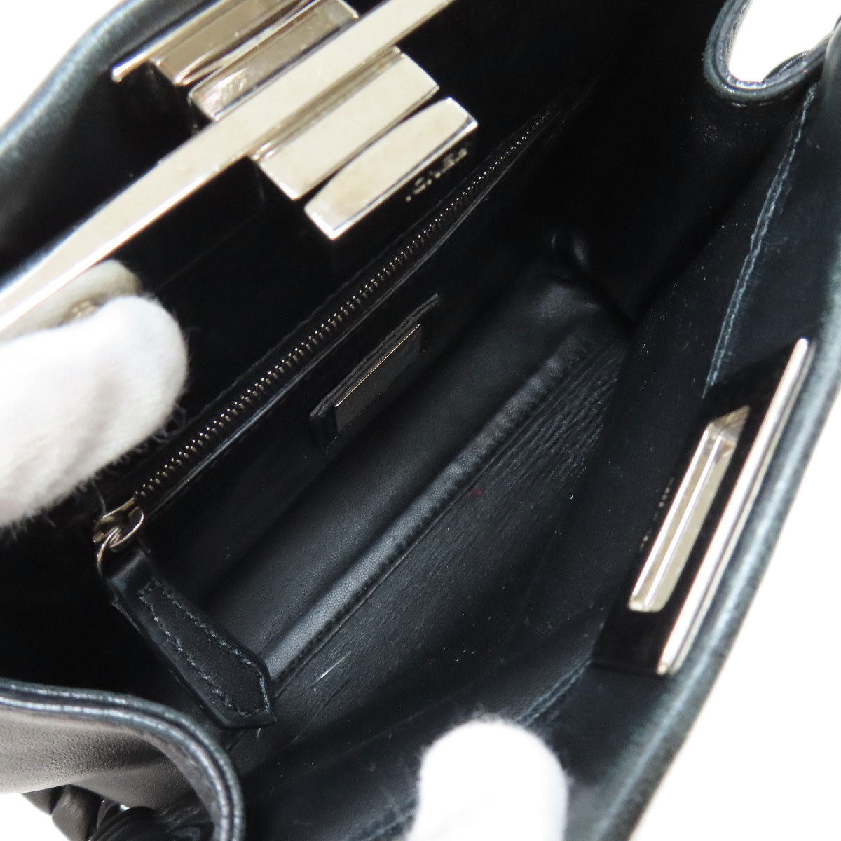 FENDI Peekaboo Mini 2WAY Handbag Leather Ladies [Used]