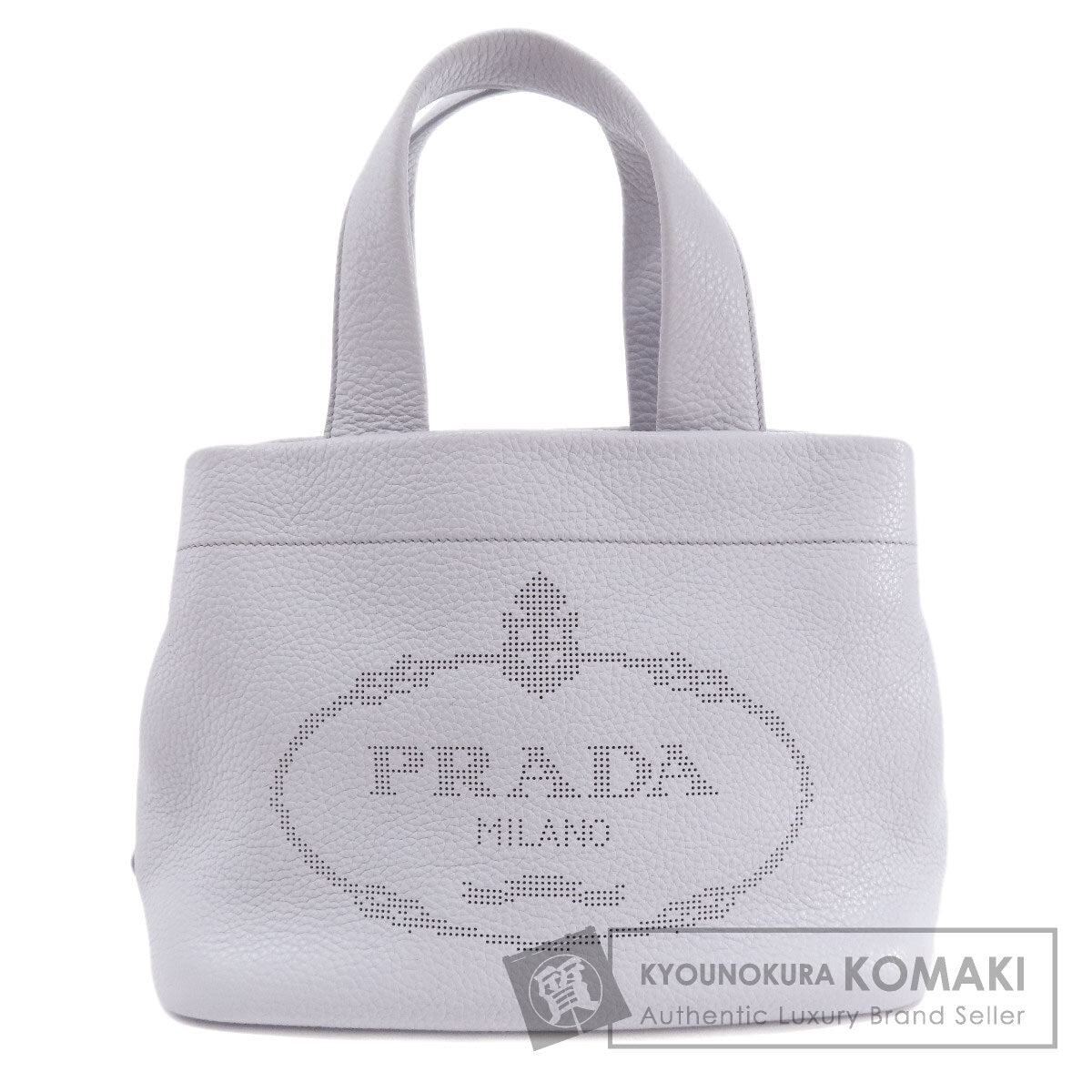 PRADA   Handbag logo Leather Ladies