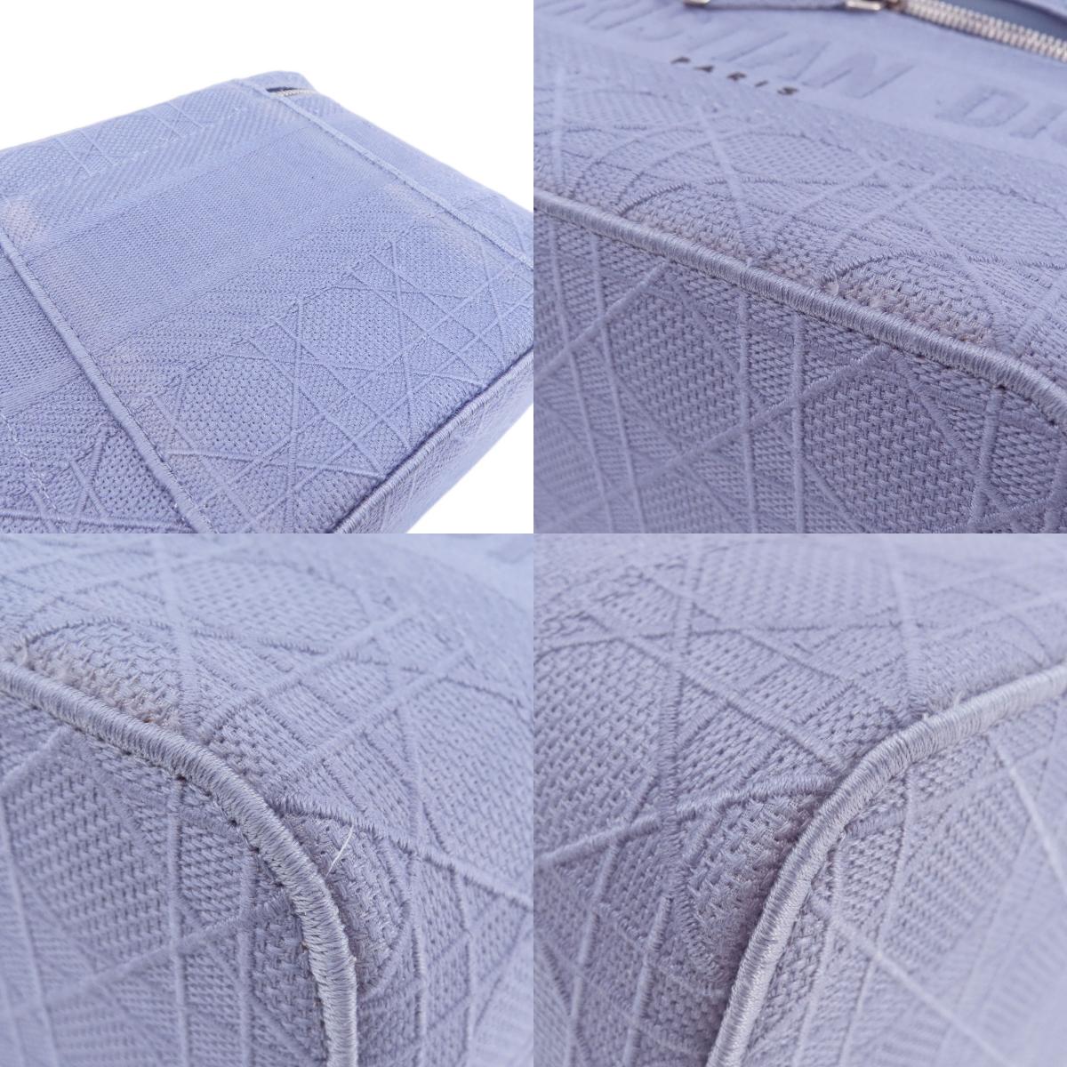 CHRISTIAN DIOR Lady Dee Light Vanity Handbag Canvas Ladies [Used]