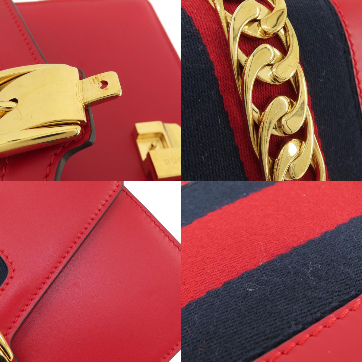 GUCCI 421882 Silvi Shoulder Bag Leather Ladies [Used]