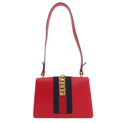 GUCCI 421882 Silvi Shoulder Bag Leather Ladies [Used]