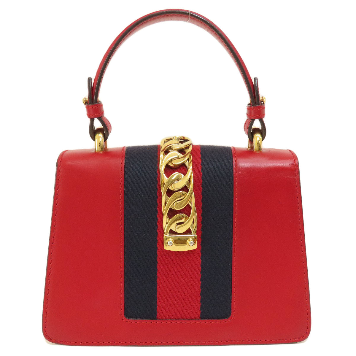 GUCCI 4720270 Sylvie 2WAY Handbag Calf Ladies [Used]