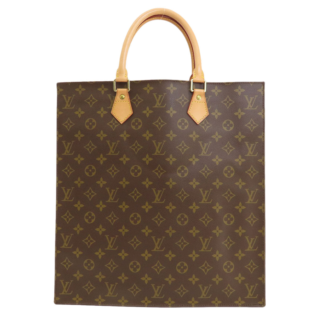 LOUIS VUITTON M51140 Sac Plat Monogram Tote Bag Monogram canvas Ladies [Used]
