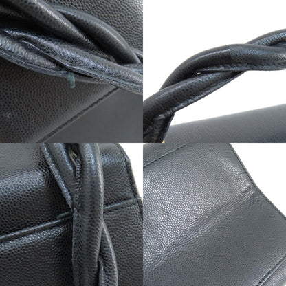 CHANEL COCO Mark GoldHardware Shoulder Bag Grained Calfskin Skin Ladies [Used]