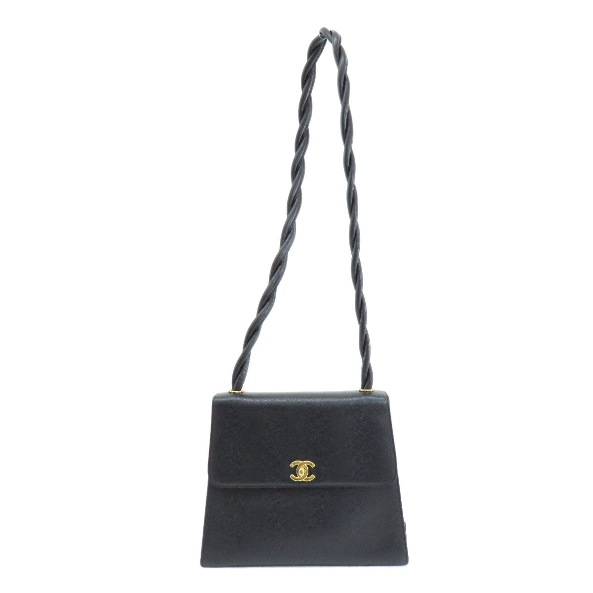 CHANEL COCO Mark GoldHardware Shoulder Bag Grained Calfskin Skin Ladies [Used]