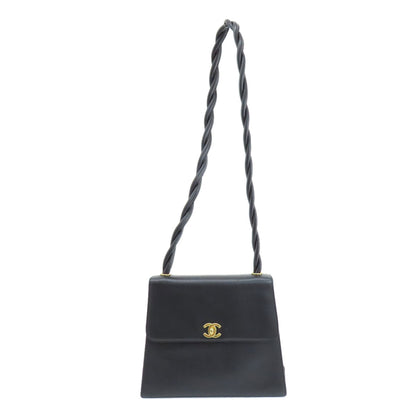 CHANEL COCO Mark GoldHardware Shoulder Bag Grained Calfskin Skin Ladies [Used]