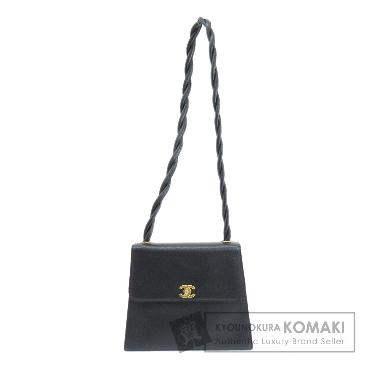 CHANEL COCO Mark GoldHardware Shoulder Bag Grained Calfskin Skin Ladies [Used]