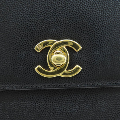 CHANEL COCO Mark GoldHardware Shoulder Bag Grained Calfskin Skin Ladies [Used]