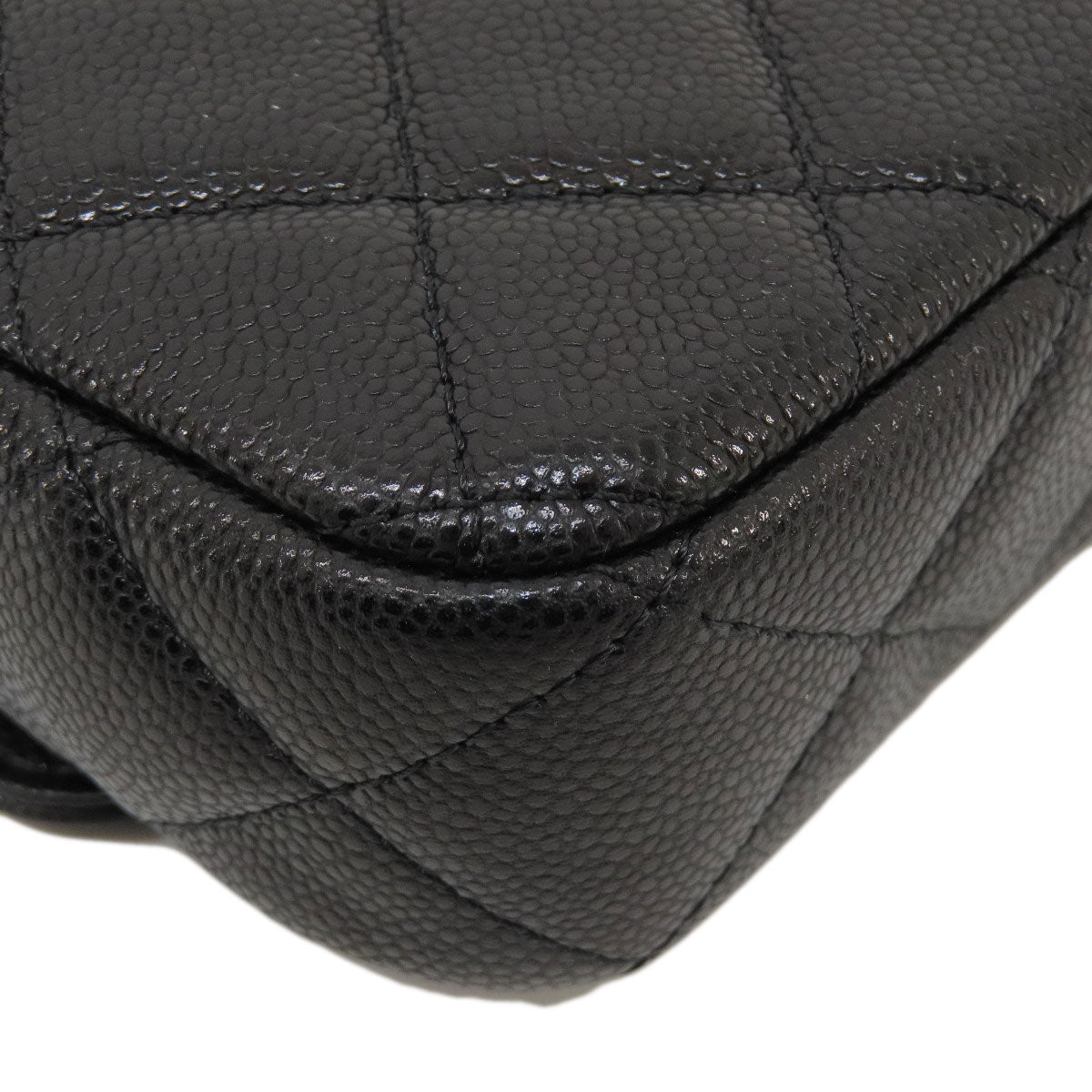 CHANEL ChainShoulder Matelasse GoldHardware Shoulder Bag Grained Calfskin Skin Ladies [Used]