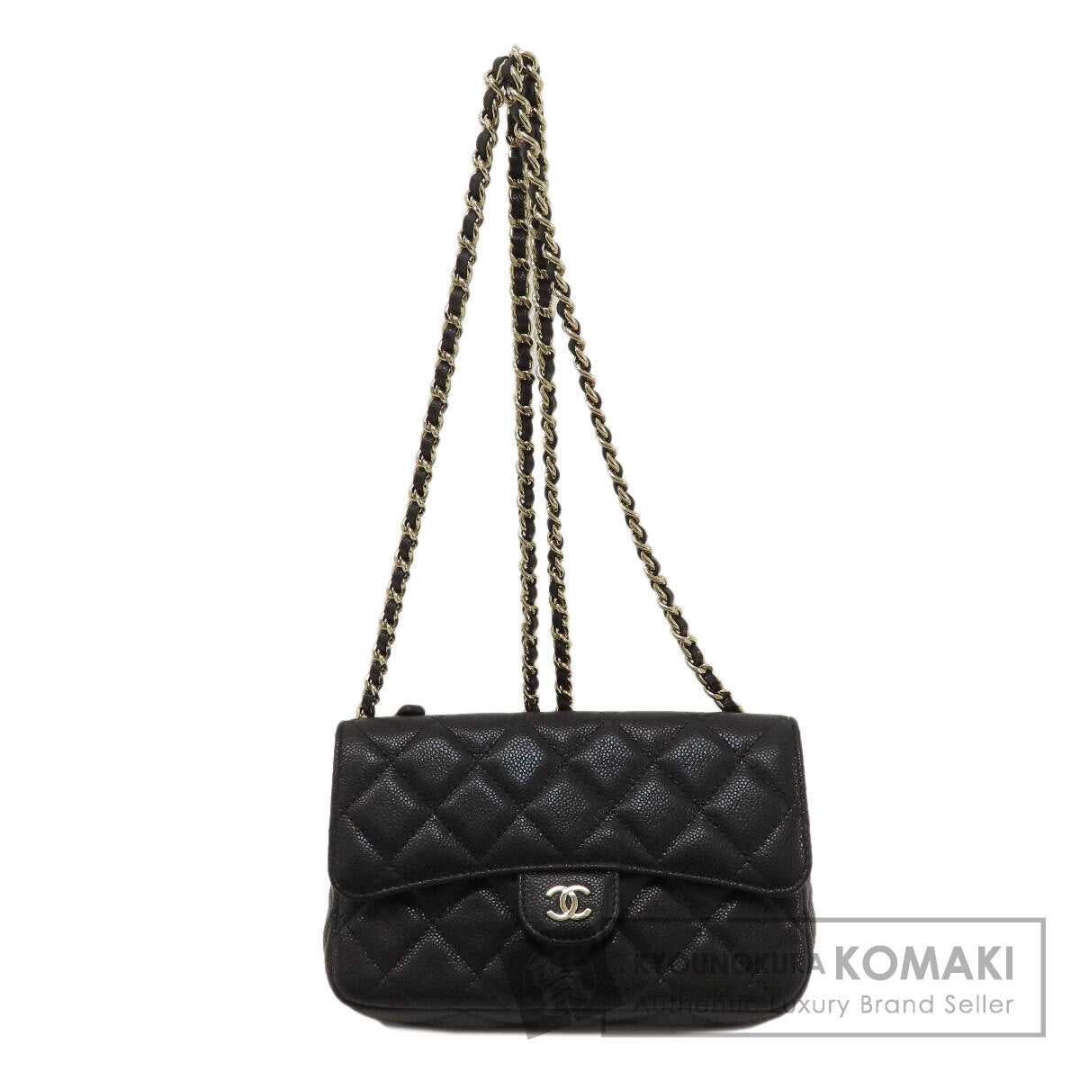 CHANEL ChainShoulder Matelasse GoldHardware Shoulder Bag Grained Calfskin Skin Ladies [Used]