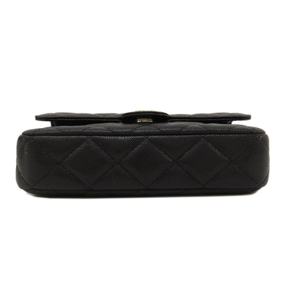 CHANEL ChainShoulder Matelasse GoldHardware Shoulder Bag Grained Calfskin Skin Ladies [Used]