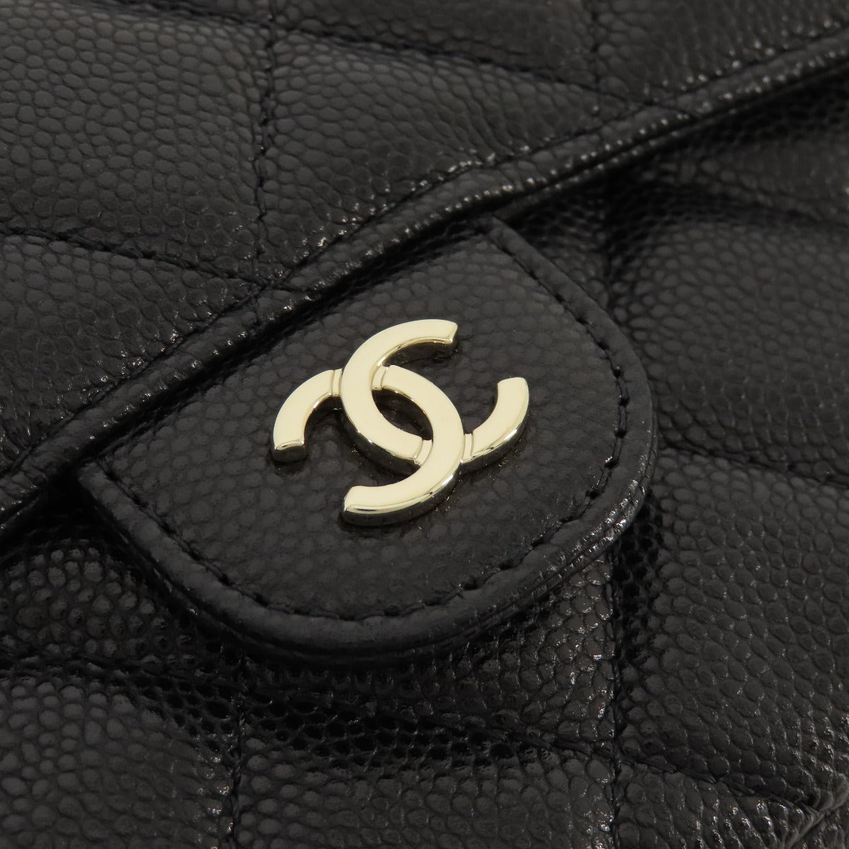 CHANEL   Shoulder Bag ChainShoulder Matelasse GoldHardware Caviar skin Ladies