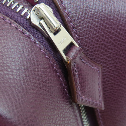 HERMES   Handbag Plum 28 Purple SilverHardware Epsom Ladies