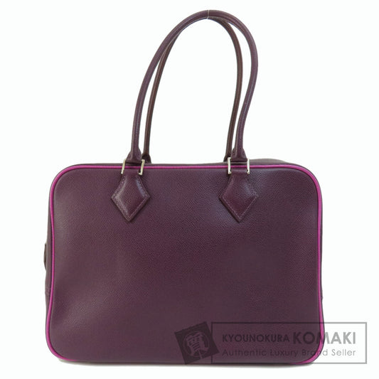 HERMES   Handbag Plum 28 Purple SilverHardware Epsom Ladies