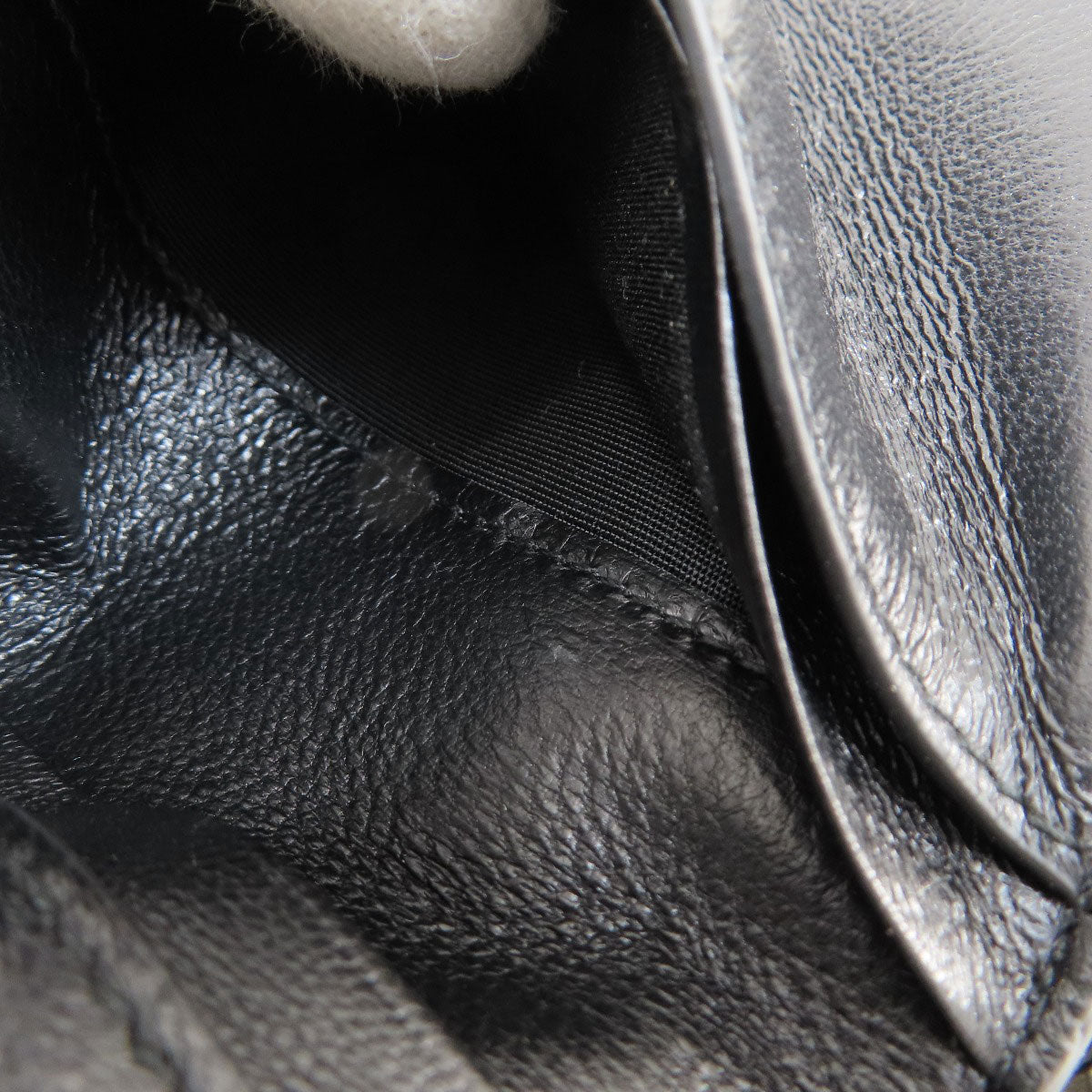 BALENCIAGA 650879 logo Bifold Wallet with Coin Pocket Leather Ladies [Used]