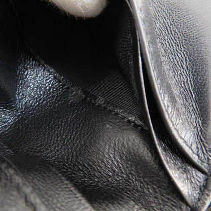 BALENCIAGA 650879 logo Bifold Wallet with Coin Pocket Leather Ladies [Used]