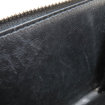 BALENCIAGA 650879 logo Bifold Wallet with Coin Pocket Leather Ladies [Used]