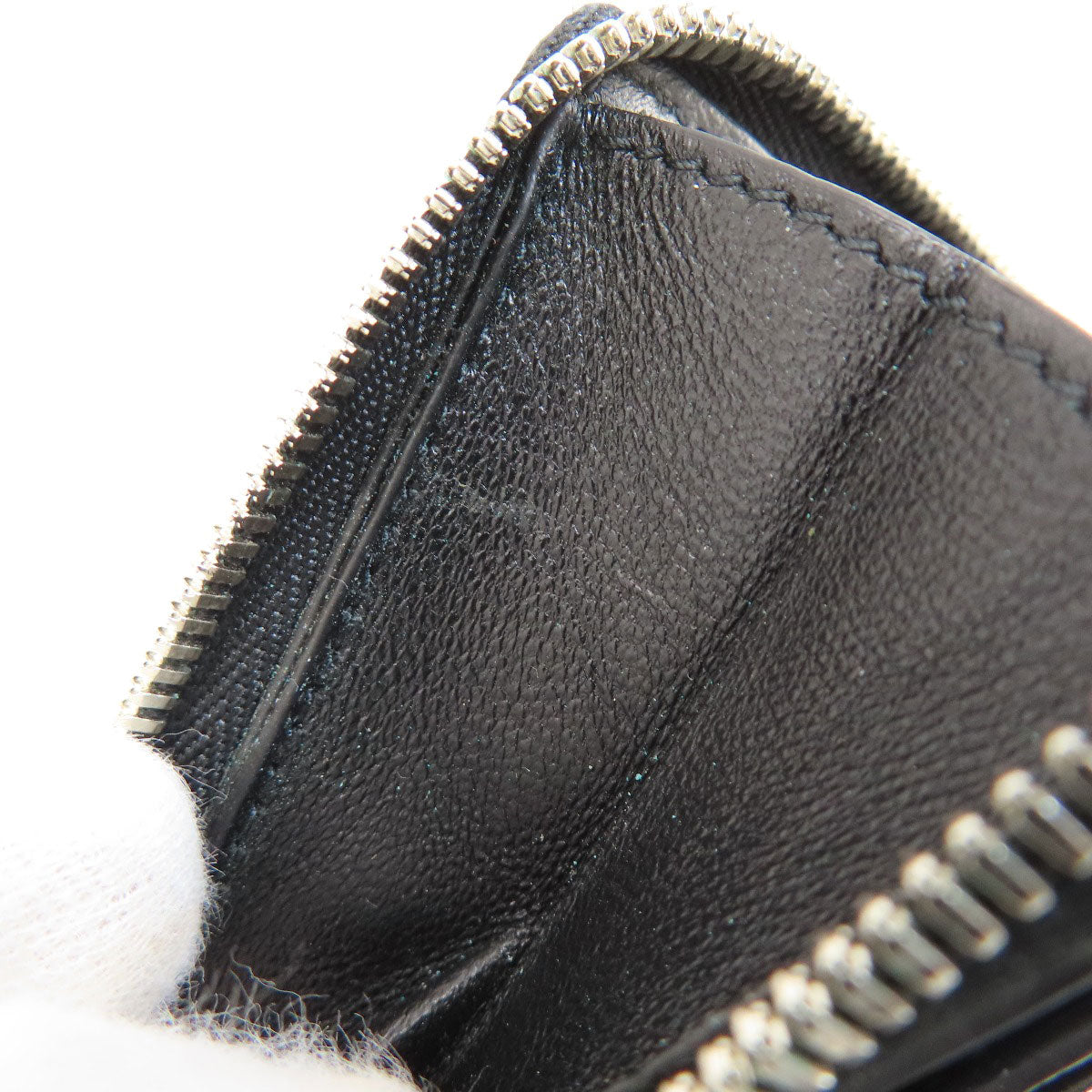 BALENCIAGA 650879 logo Bifold Wallet with Coin Pocket Leather Ladies [Used]