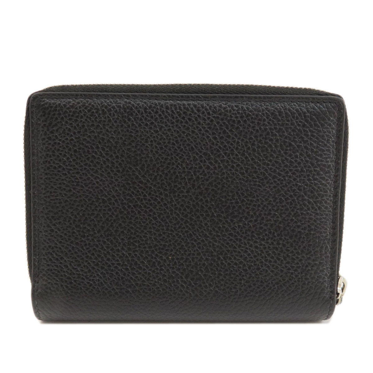 BALENCIAGA 650879 logo Bifold Wallet with Coin Pocket Leather Ladies [Used]