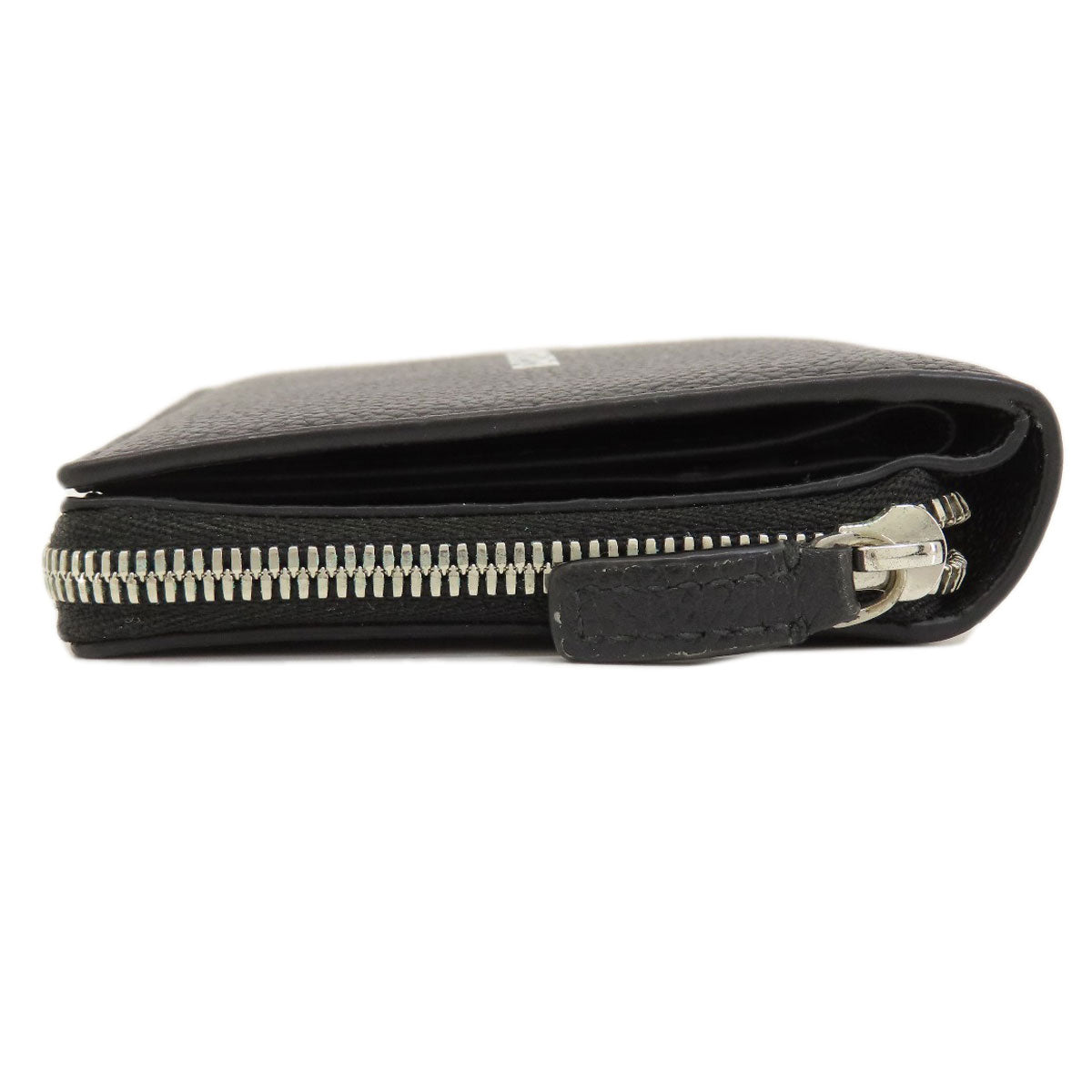 BALENCIAGA 650879 logo Bifold Wallet with Coin Pocket Leather Ladies [Used]