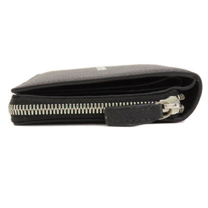 BALENCIAGA 650879 logo Bifold Wallet with Coin Pocket Leather Ladies [Used]