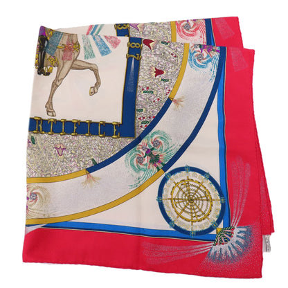 HERMES   Scarf Carre90 FEUX D ARTIFICE Silk Ladies