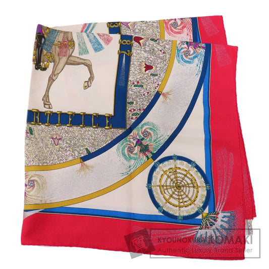 HERMES   Scarf Carre90 FEUX D ARTIFICE Silk Ladies