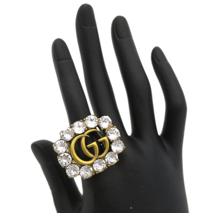 GUCCI   Ring GG Marmont Rhinestone Medium Metal Ladies