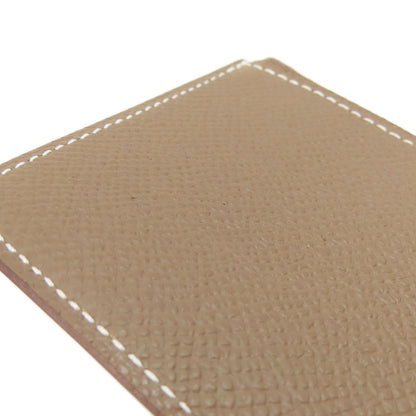 HERMES Constance Slim Etoupe GoldHardware coin purse Epsom Ladies [Used]