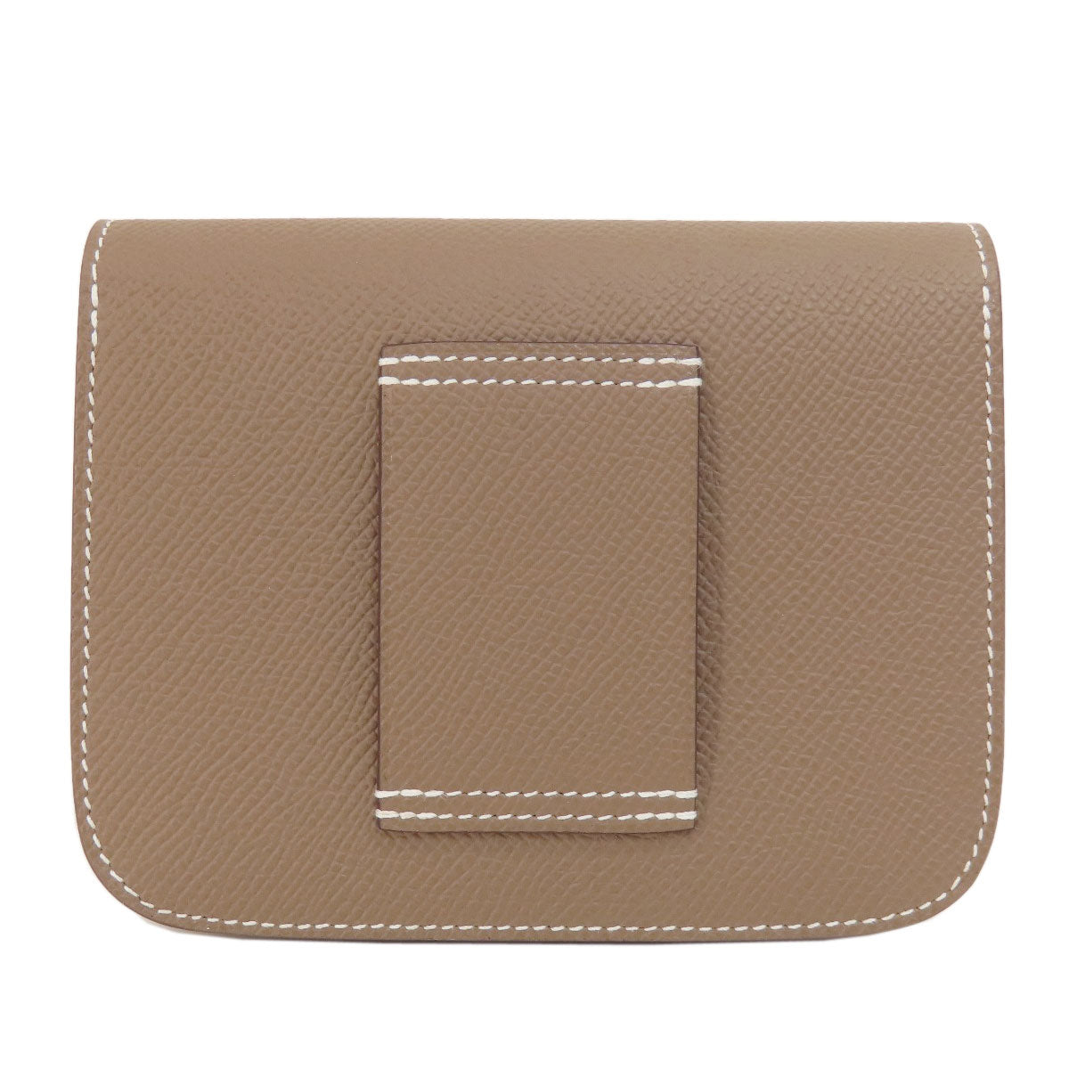 HERMES Constance Slim Etoupe GoldHardware coin purse Epsom Ladies [Used]