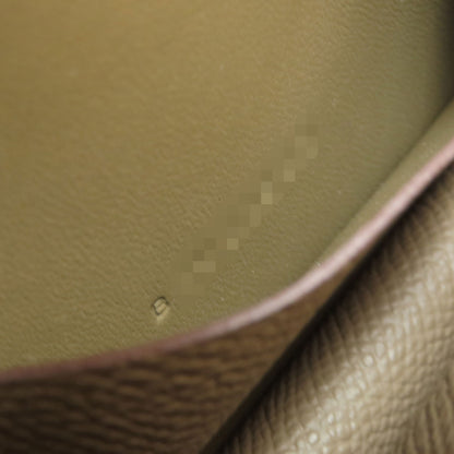 HERMES Constance Slim Etoupe GoldHardware coin purse Epsom Ladies [Used]