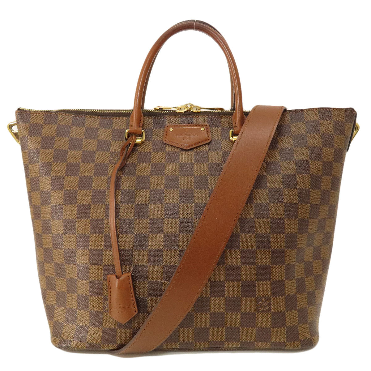 LOUIS VUITTON  N63169 Tote Bag Belmont Damier Ebene Damier canvas Ladies