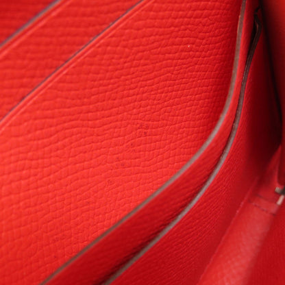 HERMES Azap classic Long wallet (with coin pocket) Epsom Ladies [Used]