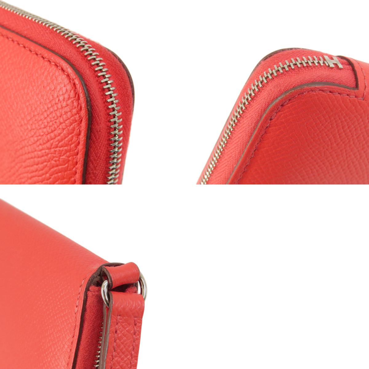 HERMES Azap classic Long wallet (with coin pocket) Epsom Ladies [Used]