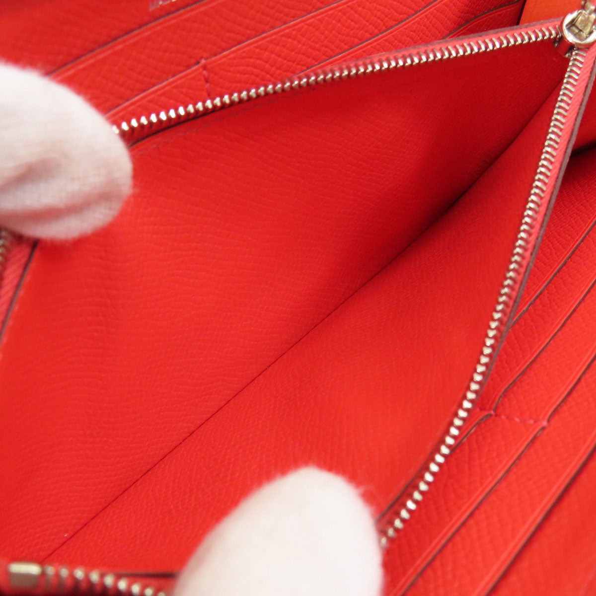 HERMES Azap classic Long wallet (with coin pocket) Epsom Ladies [Used]