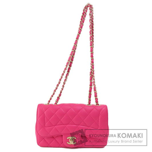 CHANEL ChainShoulder Matelasse GoldHardware Shoulder Bag Lambskin Ladies [Used]