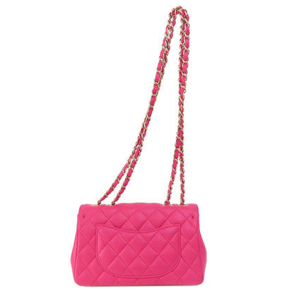 CHANEL ChainShoulder Matelasse GoldHardware Shoulder Bag Lambskin Ladies [Used]
